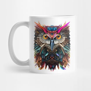 Colorful Owl Mug